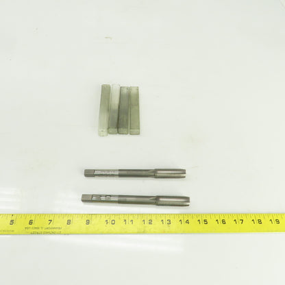 M16 x 2 Metric Right Hand Straight 4 Flute Plug Tap HSS D-7 9mm Shank USA Lot/2