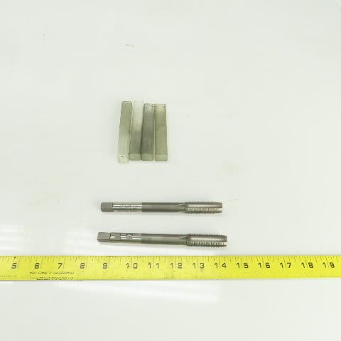 M16 x 2 Metric Right Hand Straight 4 Flute Plug Tap HSS D-7 9mm Shank USA Lot/2