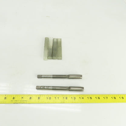 M16 x 2 Metric Right Hand Straight 4 Flute Plug Tap HSS D-7 9mm Shank USA Lot/2