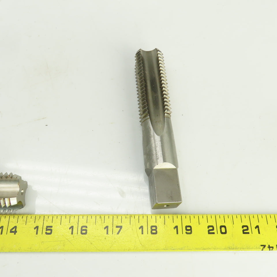 M16 x 2 Metric Right Hand Straight 4 Flute Plug Tap HSG D-9 3/4" Shank USA Lot/2