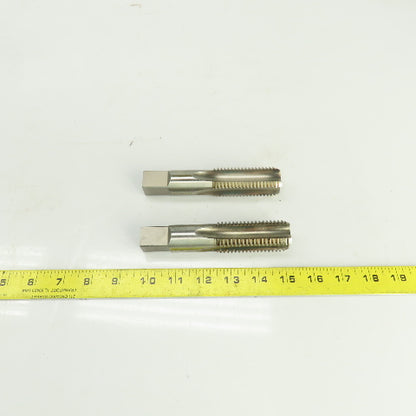 M16 x 2 Metric Right Hand Straight 4 Flute Plug Tap HSG D-9 3/4" Shank USA Lot/2