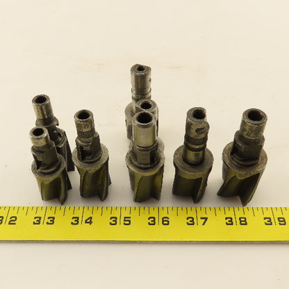 Msc. HSS Counterbore Pilot Hole RB Radial Drive 4 Flute 7/8" To 1-1/8" Lot of 8