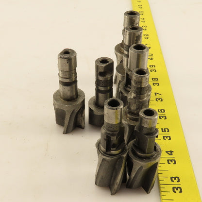 Msc. HSS Counterbore Pilot Hole RB Radial Drive 4 Flute 7/8" To 1-1/8" Lot of 8