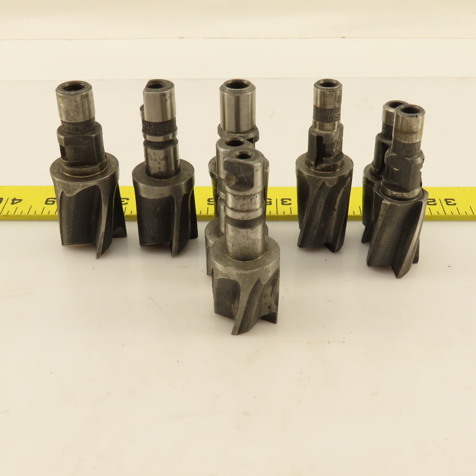 Msc. HSS Counterbore Pilot Hole RB Radial Drive 4 Flute 7/8" To 1-1/8" Lot of 8