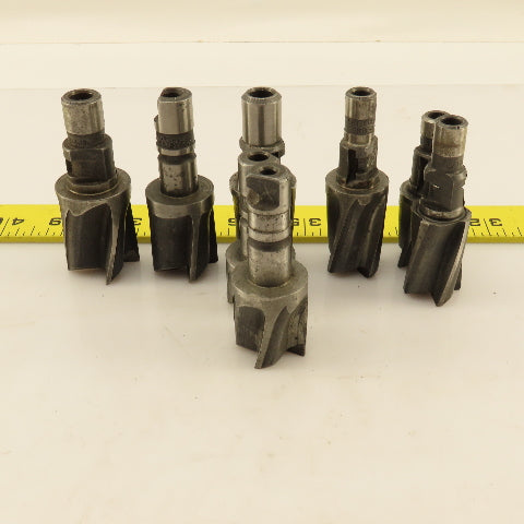 Msc. HSS Counterbore Pilot Hole RB Radial Drive 4 Flute 7/8" To 1-1/8" Lot of 8
