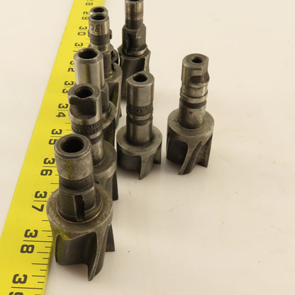 Msc. HSS Counterbore Pilot Hole RB Radial Drive 4 Flute 7/8" To 1-1/8" Lot of 8