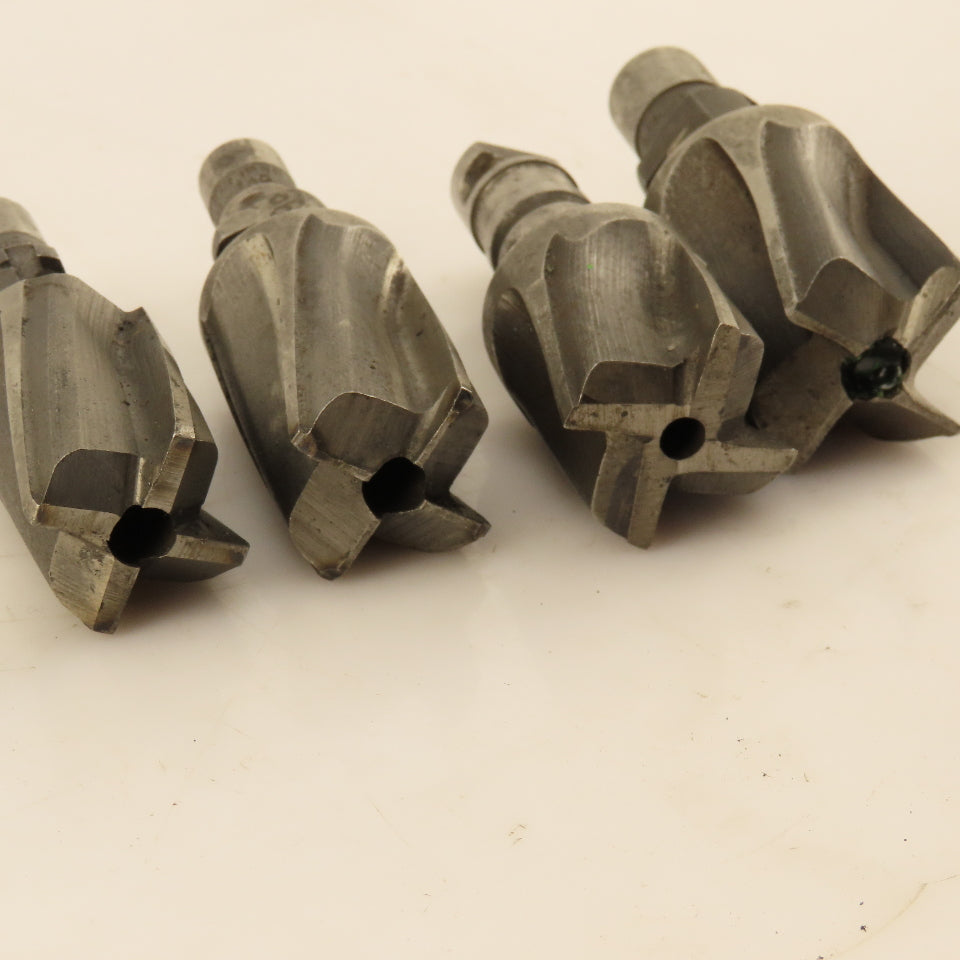 Msc. HSS Counterbore Pilot Hole RB Radial Drive 4 Flute 7/8" To 1-1/8" Lot of 8