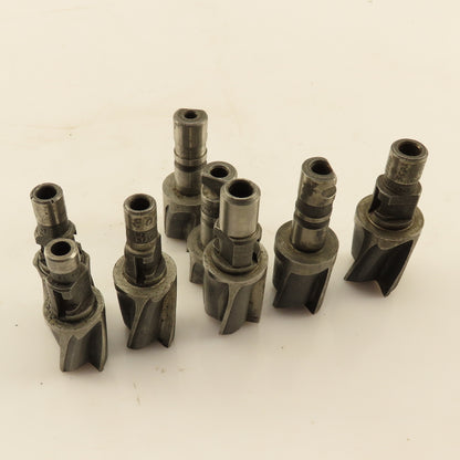 Msc. HSS Counterbore Pilot Hole RB Radial Drive 4 Flute 7/8" To 1-1/8" Lot of 8