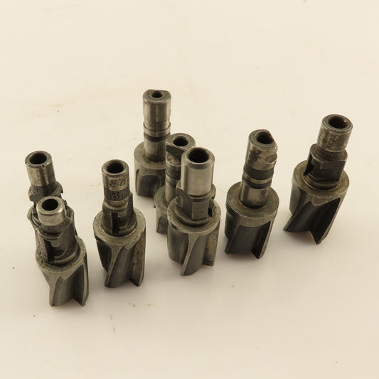 Msc. HSS Counterbore Pilot Hole RB Radial Drive 4 Flute 7/8" To 1-1/8" Lot of 8