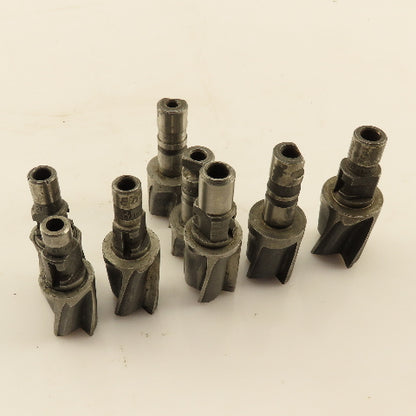 Msc. HSS Counterbore Pilot Hole RB Radial Drive 4 Flute 7/8" To 1-1/8" Lot of 8