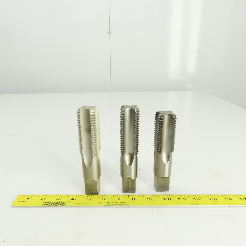 M36 x 4 Metric Right Hand Straight 4 Flute Plug Tap HSS 23mm Shank Lot Of 3