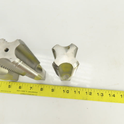 M36 x 4 Metric Right Hand Straight 4 Flute Plug Tap HSS 23mm Shank Lot Of 3