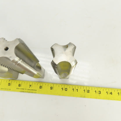 M36 x 4 Metric Right Hand Straight 4 Flute Plug Tap HSS 23mm Shank Lot Of 3