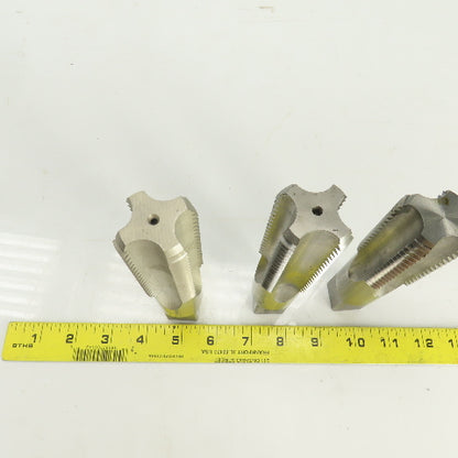 M36 x 4 Metric Right Hand Straight 4 Flute Plug Tap HSS 23mm Shank Lot Of 3