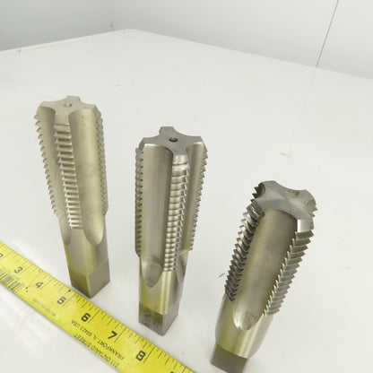 M36 x 4 Metric Right Hand Straight 4 Flute Plug Tap HSS 23mm Shank Lot Of 3