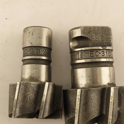 Eclipse EC-310 EC-292 Counterbore 6 Flute Radial Drive 1-9/16" & 1-3/4" Lot/2