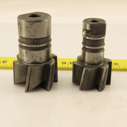 Eclipse EC-310 EC-292 Counterbore 6 Flute Radial Drive 1-9/16" & 1-3/4" Lot/2