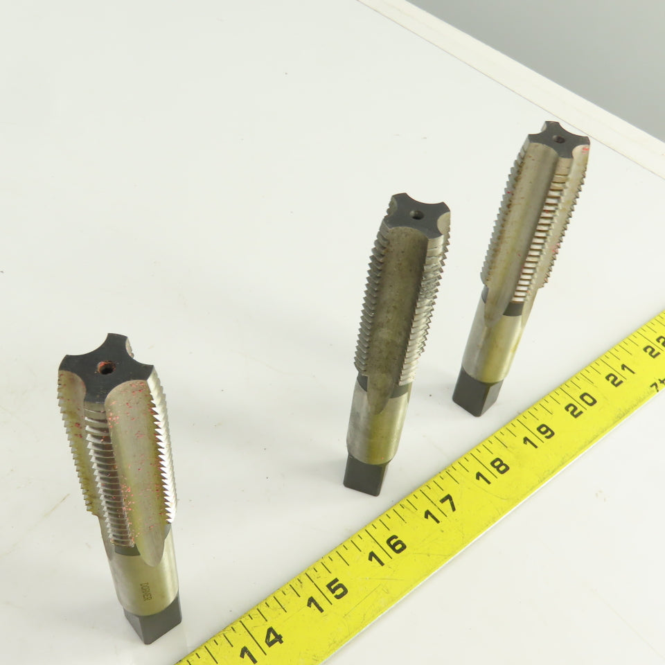 Dormer M22 x 2.5 Metric RH Straight 4 Flute Plug Tap Steel HSG USA Lot Of 3