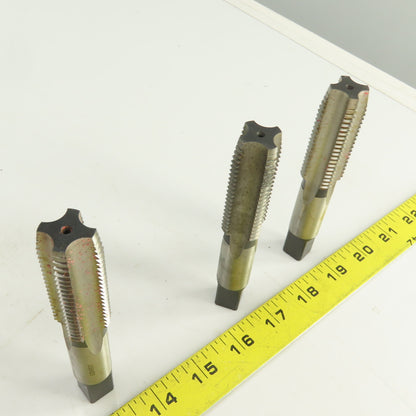 Dormer M22 x 2.5 Metric RH Straight 4 Flute Plug Tap Steel HSG USA Lot Of 3