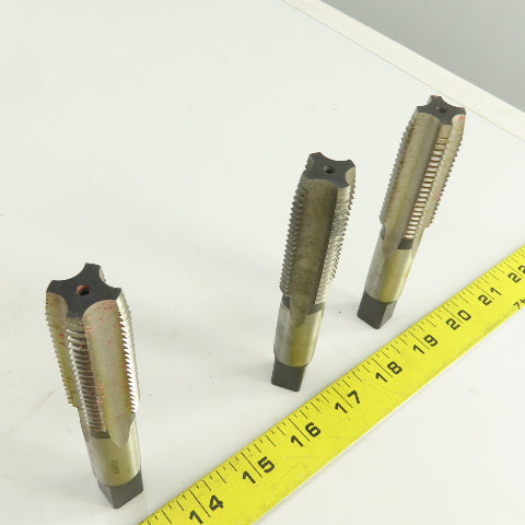 Dormer M22 x 2.5 Metric RH Straight 4 Flute Plug Tap Steel HSG USA Lot Of 3