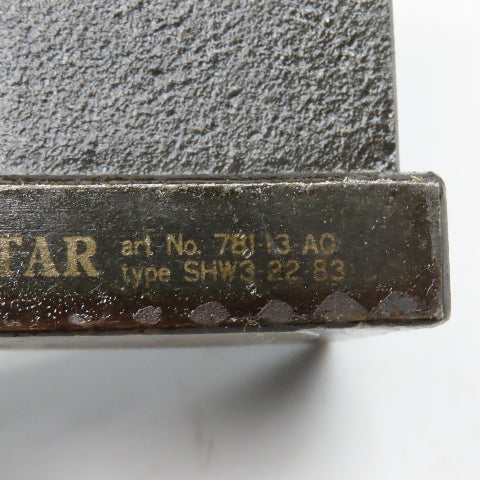 Star 781-13-A0 Swiss Type Turret Gang Tool Holder 90° 2 Bore 22mm