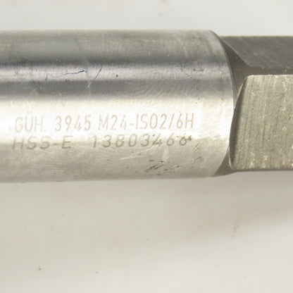 M24 x 3 Metric Right Hand Straight 4 Flute Plug Tap Steel HSS Lot Of 4