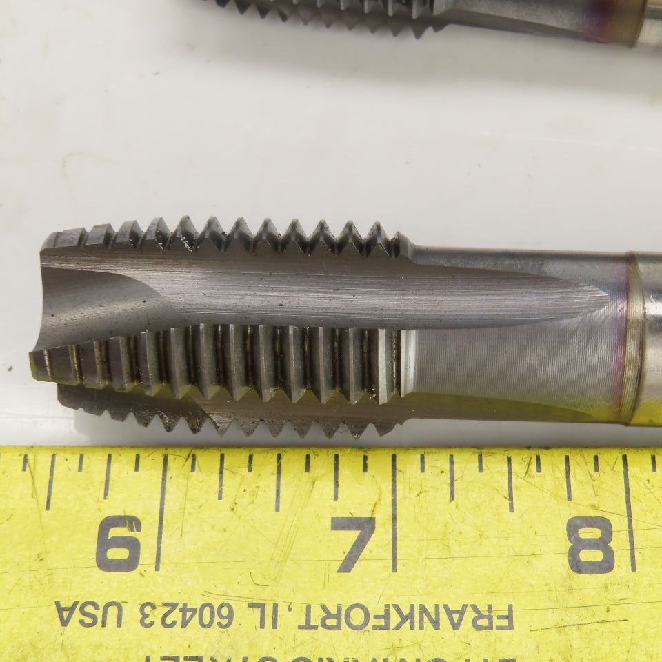 M24 x 3 Metric Right Hand Straight 4 Flute Plug Tap Steel HSS Lot Of 4