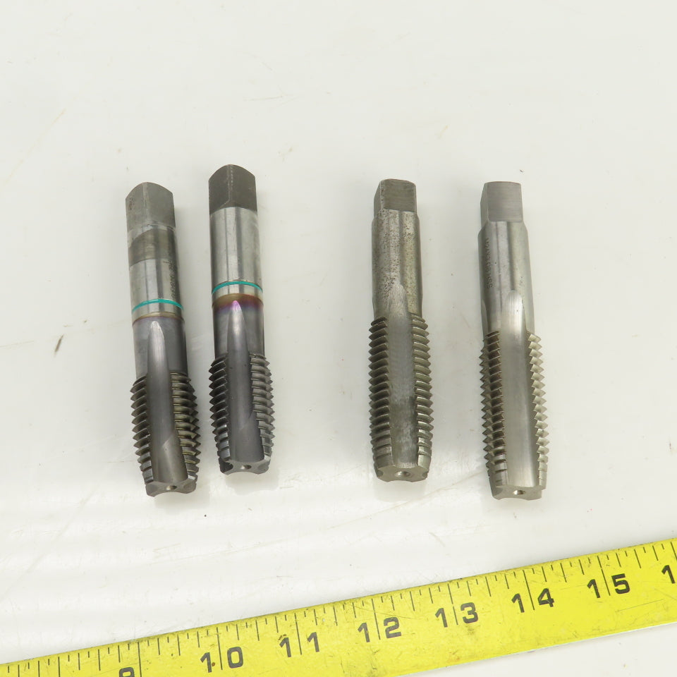 M24 x 3 Metric Right Hand Straight 4 Flute Plug Tap Steel HSS Lot Of 4