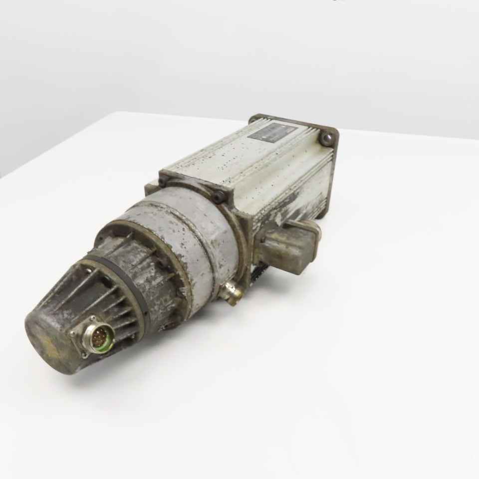 Indramat MAC090B-0-JD-4C/110-A 3000RPM 0.41Nm/A Perm Magnet Servo Brake Motor