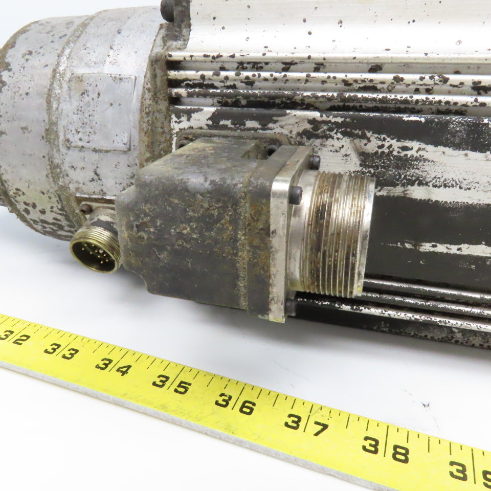 Indramat MAC090B-0-JD-4C/110-A 3000RPM 0.41Nm/A Perm Magnet Servo Brake Motor
