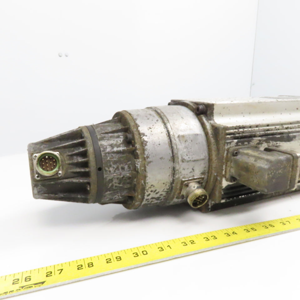 Indramat MAC090B-0-JD-4C/110-A 3000RPM 0.41Nm/A Perm Magnet Servo Brake Motor
