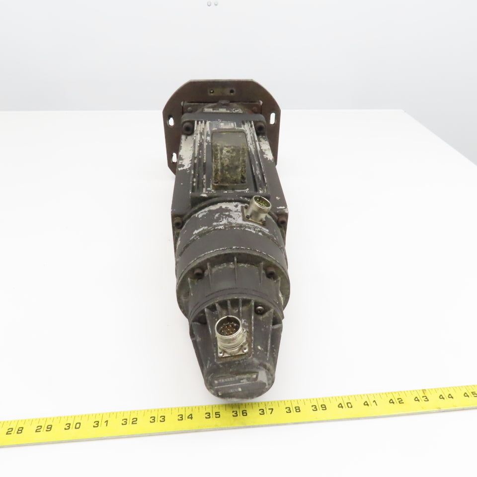 Indramat MAC090B-0PD-4C/110-B0/WI524LV/S001 2000RPM Perm Mag DC Servo Gear Motor