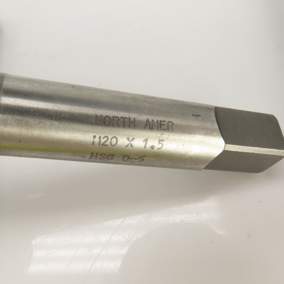 M20 x 1.5 M20 x 2.5 Metric 4 Flute Straight HSS Hand Taps Mixed Lot Of 7