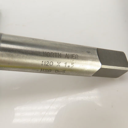 M20 x 1.5 M20 x 2.5 Metric 4 Flute Straight HSS Hand Taps Mixed Lot Of 7