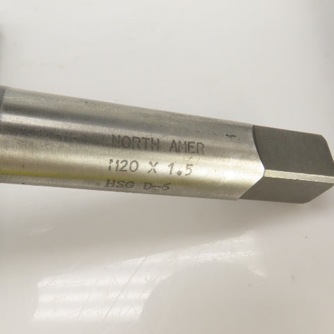 M20 x 1.5 M20 x 2.5 Metric 4 Flute Straight HSS Hand Taps Mixed Lot Of 7
