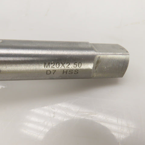 M20 x 1.5 M20 x 2.5 Metric 4 Flute Straight HSS Hand Taps Mixed Lot Of 7