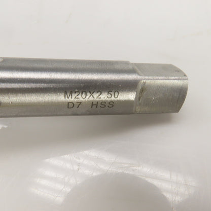 M20 x 1.5 M20 x 2.5 Metric 4 Flute Straight HSS Hand Taps Mixed Lot Of 7