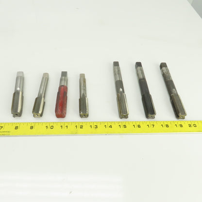 M20 x 1.5 M20 x 2.5 Metric 4 Flute Straight HSS Hand Taps Mixed Lot Of 7