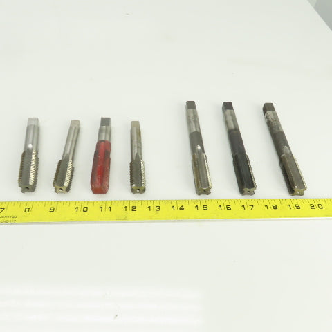 M20 x 1.5 M20 x 2.5 Metric 4 Flute Straight HSS Hand Taps Mixed Lot Of 7