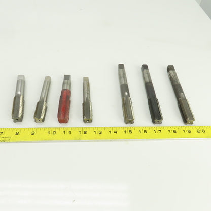 M20 x 1.5 M20 x 2.5 Metric 4 Flute Straight HSS Hand Taps Mixed Lot Of 7
