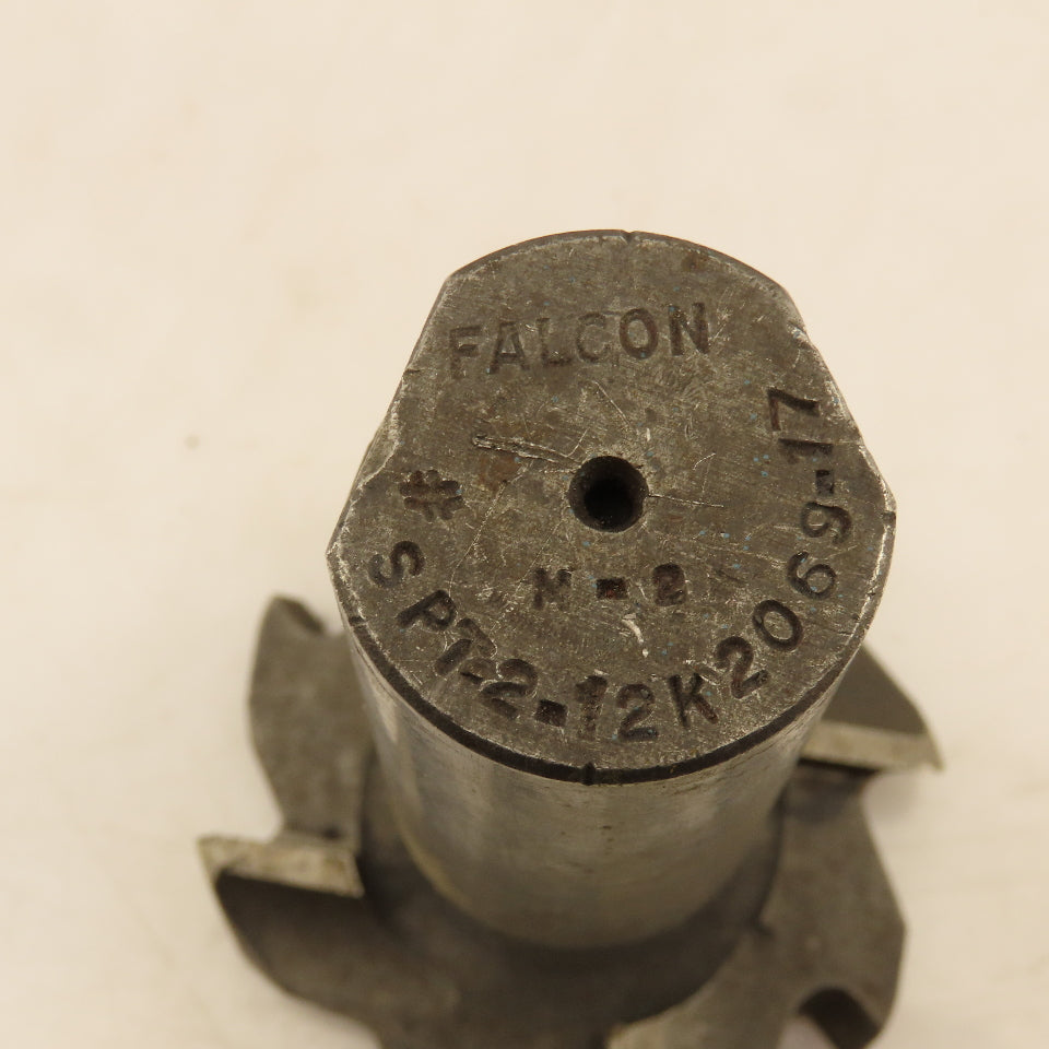 Falcon SPT2-12K2069-17 2-3/4" x 1/2" 1-1/4" Shank HSS Stagger Tooth Slot Cutter