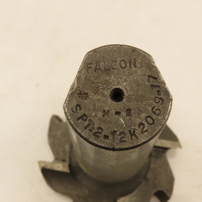 Falcon SPT2-12K2069-17 2-3/4" x 1/2" 1-1/4" Shank HSS Stagger Tooth Slot Cutter