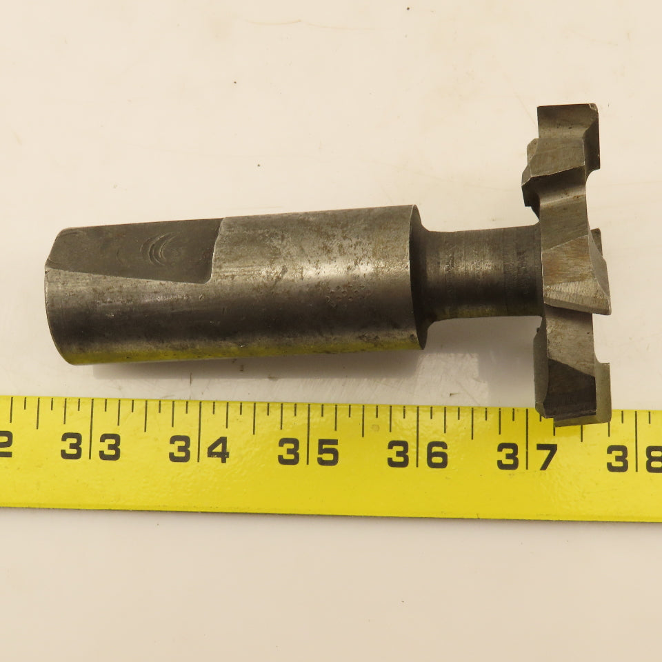 Falcon SPT2-12K2069-17 2-3/4" x 1/2" 1-1/4" Shank HSS Stagger Tooth Slot Cutter