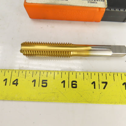 Hertel M14 x 2 Metric 4 Straight Flute HSS TiN  Bottoming Tap