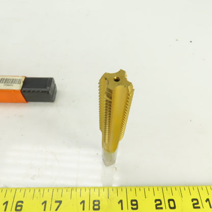 Hertel M14 x 2 Metric 4 Straight Flute HSS TiN  Bottoming Tap