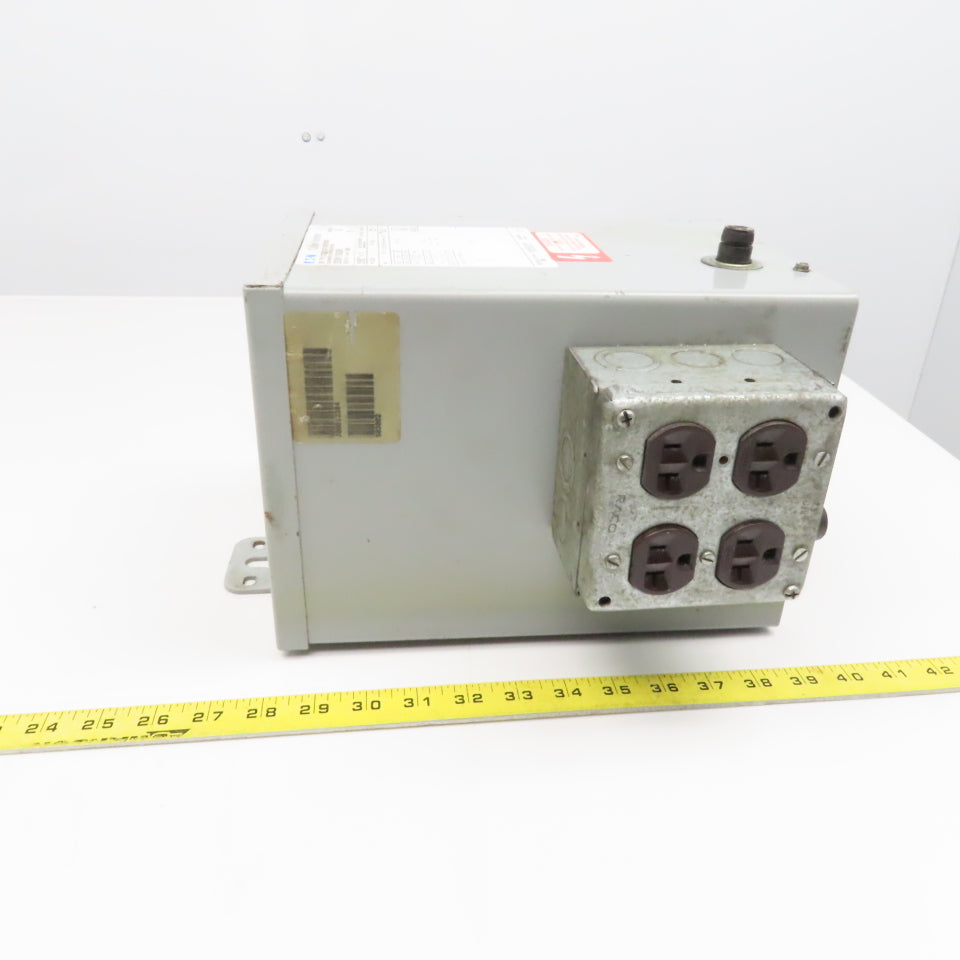 Cutler Hammer S20N11S03N 240/480V Pri 3kVa 120/240V Sec Single Phase Transformer