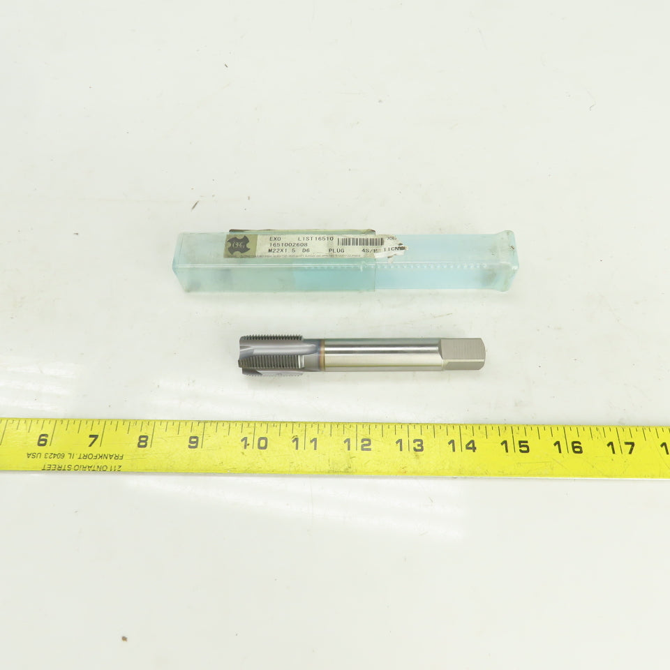 OSG 1651002608 M22 x 1.5 Spiral Point Right Hand 4 Flute Tap Ticn