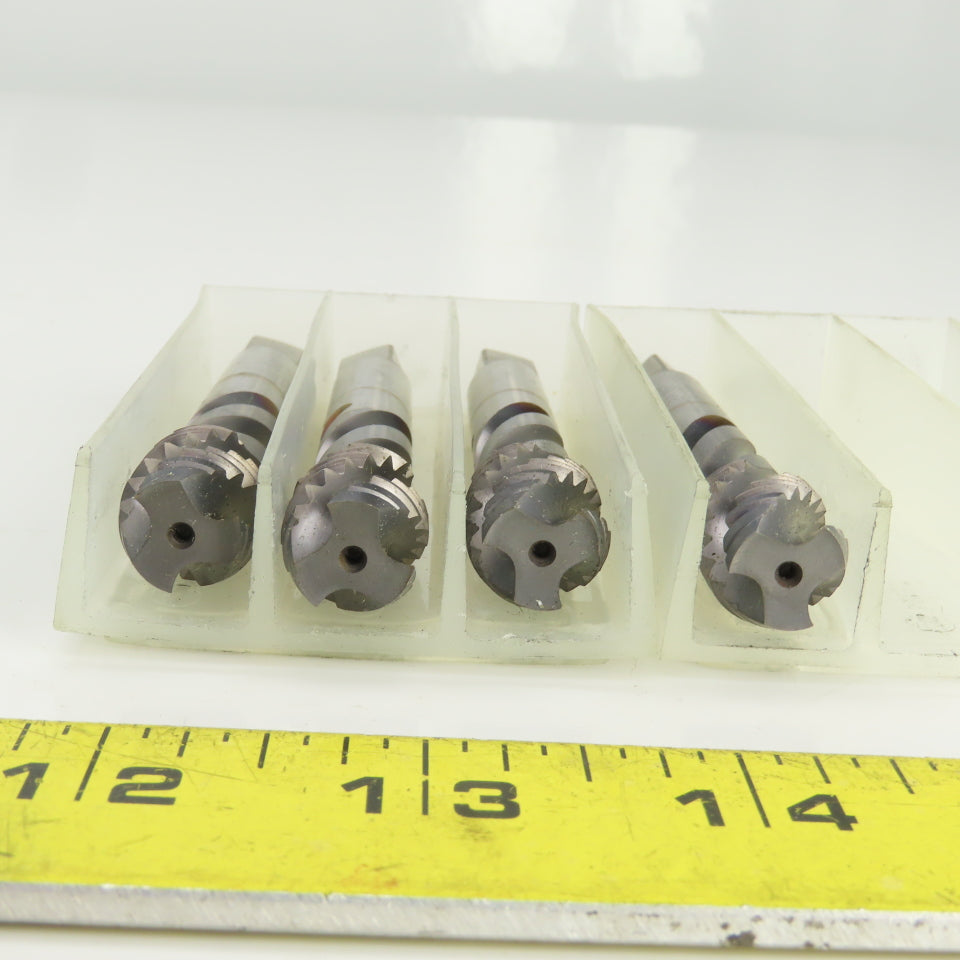 Greenfield M14 x 2 Metric Right Hand 3 Flute Spiral Point Bottom Tap TiCN Lot/4