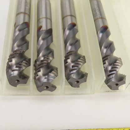 Greenfield M14 x 2 Metric Right Hand 3 Flute Spiral Point Bottom Tap TiCN Lot/4