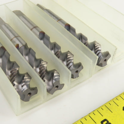 Greenfield M14 x 2 Metric Right Hand 3 Flute Spiral Point Bottom Tap TiCN Lot/4